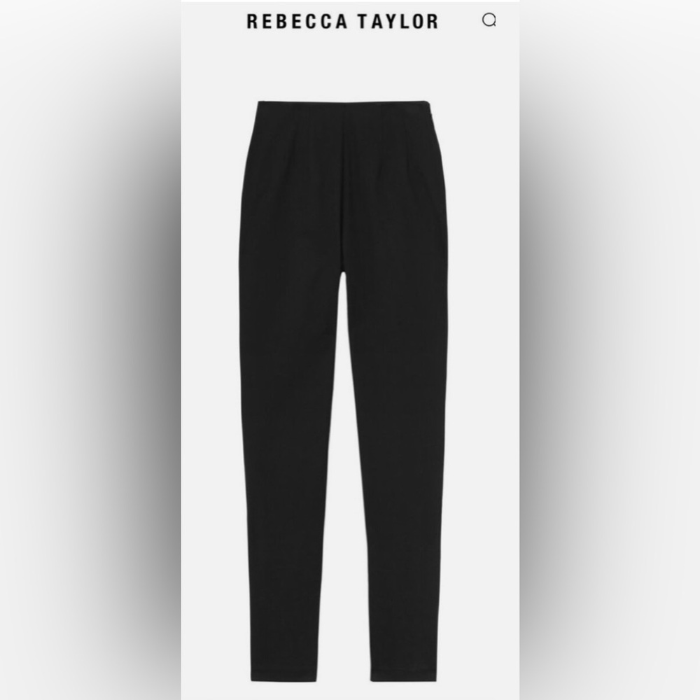 Rebecca Taylor Black stretch dress pants. NWOT Size 2
